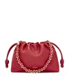 Loewe Flamenco Chain Handle Medium Shoulder Bag In Red