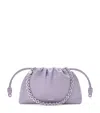 Loewe Medium Leather Flamenco Purse In Purple