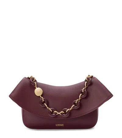 LOEWE MEDIUM LEATHER OLA SHOULDER BAG