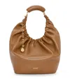 Loewe Squeeze Medium Leather Shoulder Bag In Brown