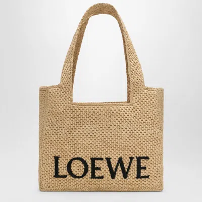LOEWE LOEWE MEDIUM LOEWE FONT TOTE BAG IN