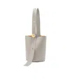 Loewe Pebble Bucket Medium Shoulder Bag In Gray