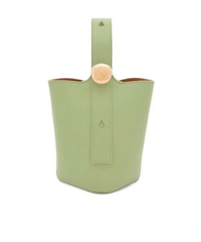 LOEWE MINI PEBBLE CALFSKIN BUCKET BAG