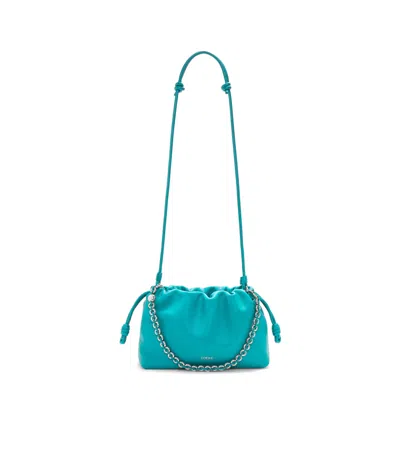 Loewe Medium Logo Shoulder Bag In Green
