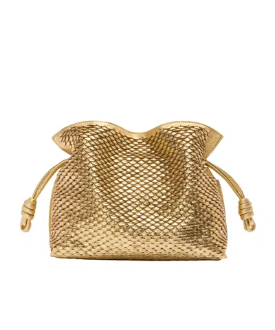 Loewe Medium Magnetic Buckle Shoulder Bag In Nude