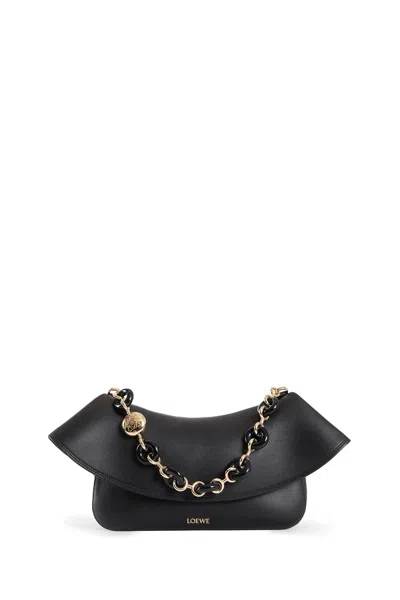 Loewe Medium Ola Bag In Smooth Calfskin In Black