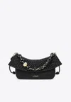 Loewe Medium Ola Shoulder Bag In Raffia And Calfskin