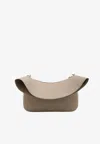 Loewe Medium Ola Smooth Leather Shoulder Bag In Sand