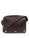 Loewe Xs Pebble Messenger Bag In Grained Calfskin In Brown
