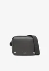 Loewe Medium Pebble Messenger Bag In Gray