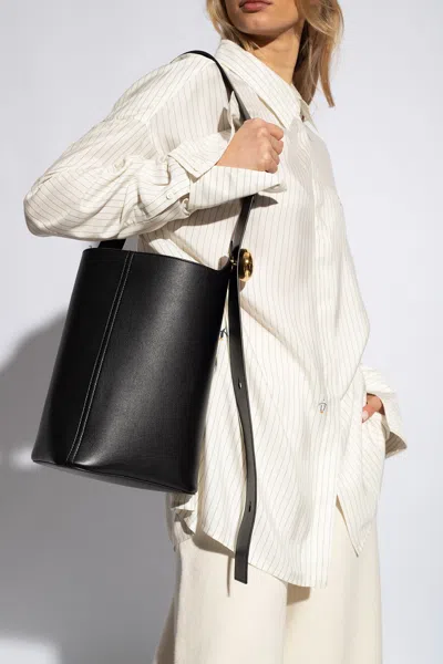Loewe ‘medium Pebble' Shoulder Bag In Black