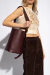 Loewe ‘medium Pebble' Shoulder Bag In Burgundy