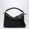 Loewe Medium Puzzle Edge Top Handle Bag In Black