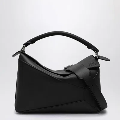Loewe Medium Puzzle Bag In Black