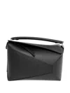 Loewe Medium Puzzle Edge Cross Body Bag In Black