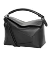 Loewe `puzzle Edge` Medium Bag In Black
