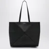Loewe Medium Puzzle Fold Tote Bag In Black Grenade Leather Women In Black