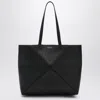 Loewe Medium Puzzle Fold Tote Bag In Black Grenade Leather Women In Black