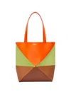 Loewe Medium Puzzle Fold Tote Bag In Multi