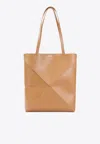 Loewe Puzzle Fold Medium Tote Women In Sand