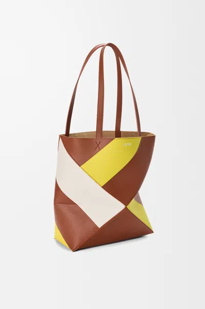 Loewe Medium Puzzle Fold Tote In Classic Leather Skin For Woman