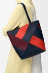 Loewe Medium Puzzle Fold Tote In Classic Leather Skin For Woman In Multi