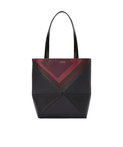 Loewe Medium Puzzle Fold Tote In Nappa Calfskin