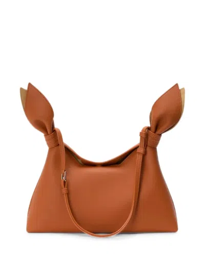 Loewe Medium Scarf Knot-detail Cross Body Bag In Brown