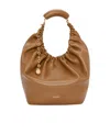 Loewe Squeeze Medium Leather Shoulder Bag In Brown