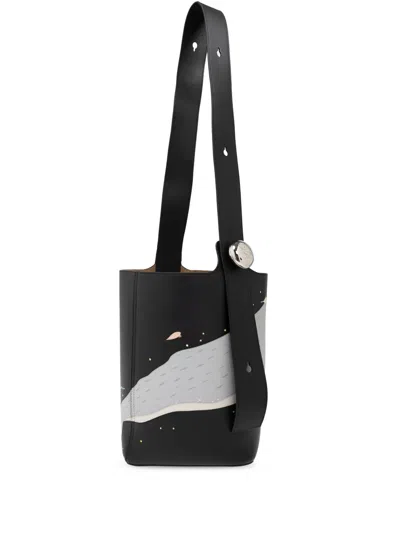 Loewe Medium Whale Pebble Bucket Bag