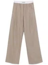 Loewe Mélange-effect Trousers In Neutrals