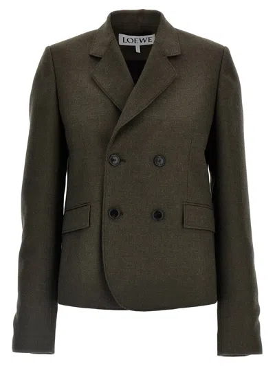 LOEWE LOEWE MÉLANGE TWILL BLAZER