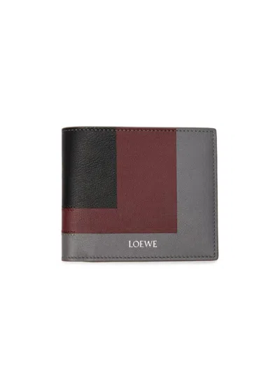 Loewe Men's Albers Leather Bifold Wallet In Multi
