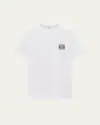 Loewe Two-tone Anagram Embroidery Cotton T-shirt Clothing In White