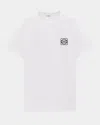 Loewe Two-tone Anagram Embroidery Cotton T-shirt Clothing In White