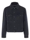 Loewe Anagram Denim Jacket In Multi