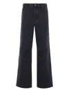 Loewe Men Anagram Denim Cotton Jeans In Multi