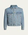 Loewe Jacket Men In Mid Blu De