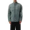 Loewe Men's Anagram Overshirt In Blue