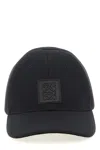 Loewe Men Anagram Patch Cap In Black