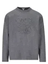 Loewe Anagram Wool Sweater In Lgreymelng