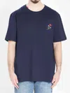 Loewe Floral Emblem Crewneck T-shirt In Blue