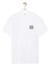 Loewe Men Anagram Regular T-shirt In White