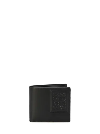 Loewe Men's Anagram Wallet In Black