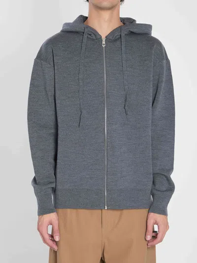 LOEWE LOEWE MEN ANAGRAM ZIP HOODIE