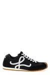 Loewe Black And White Sneaker Ballet Runner 2.0 Men In Black