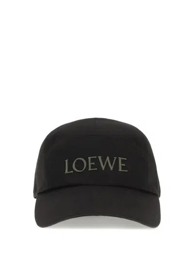 Loewe Men Baseball Hat In Black