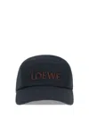 Loewe Logo-embroidered Five-panel Cap In Blue