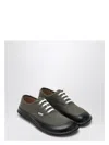 Loewe Bay Lace-up Shoes In Khaki Canvas And Leather Men