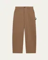Loewe Carpenter Trousers In Cotton In Brown